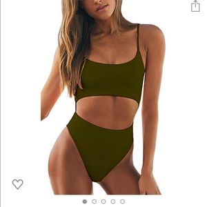 One piece bathing suit